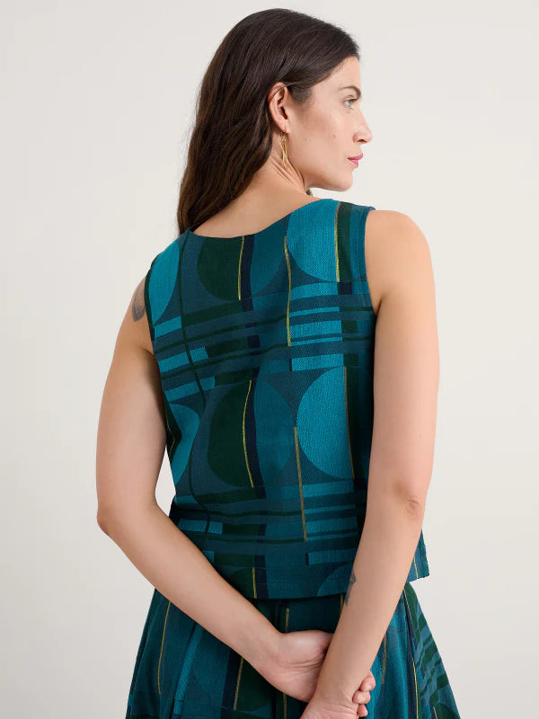 COLOUR STUDY TOP - PICROUS JACQUARD