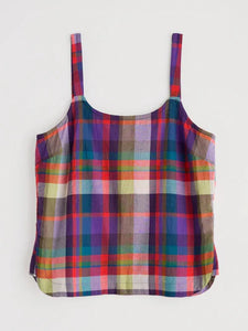 HARES TAIL VEST - FLORABUNDA MULTI DAMSON