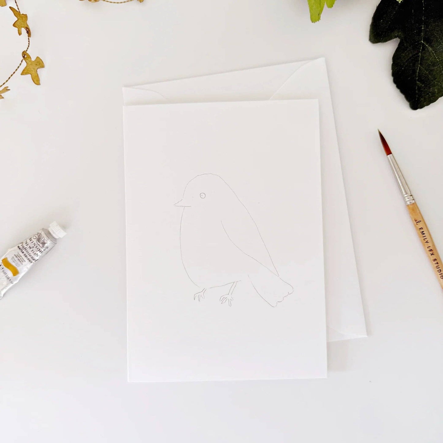 BIRDS PAINTABLE WATERCOLOUR SET