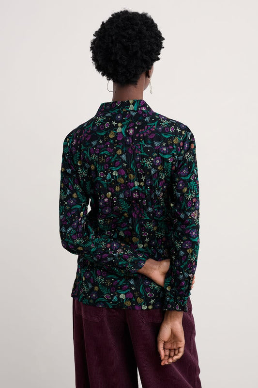 LARISSA SHIRT - ILLUMINATED GARDEN ONYX