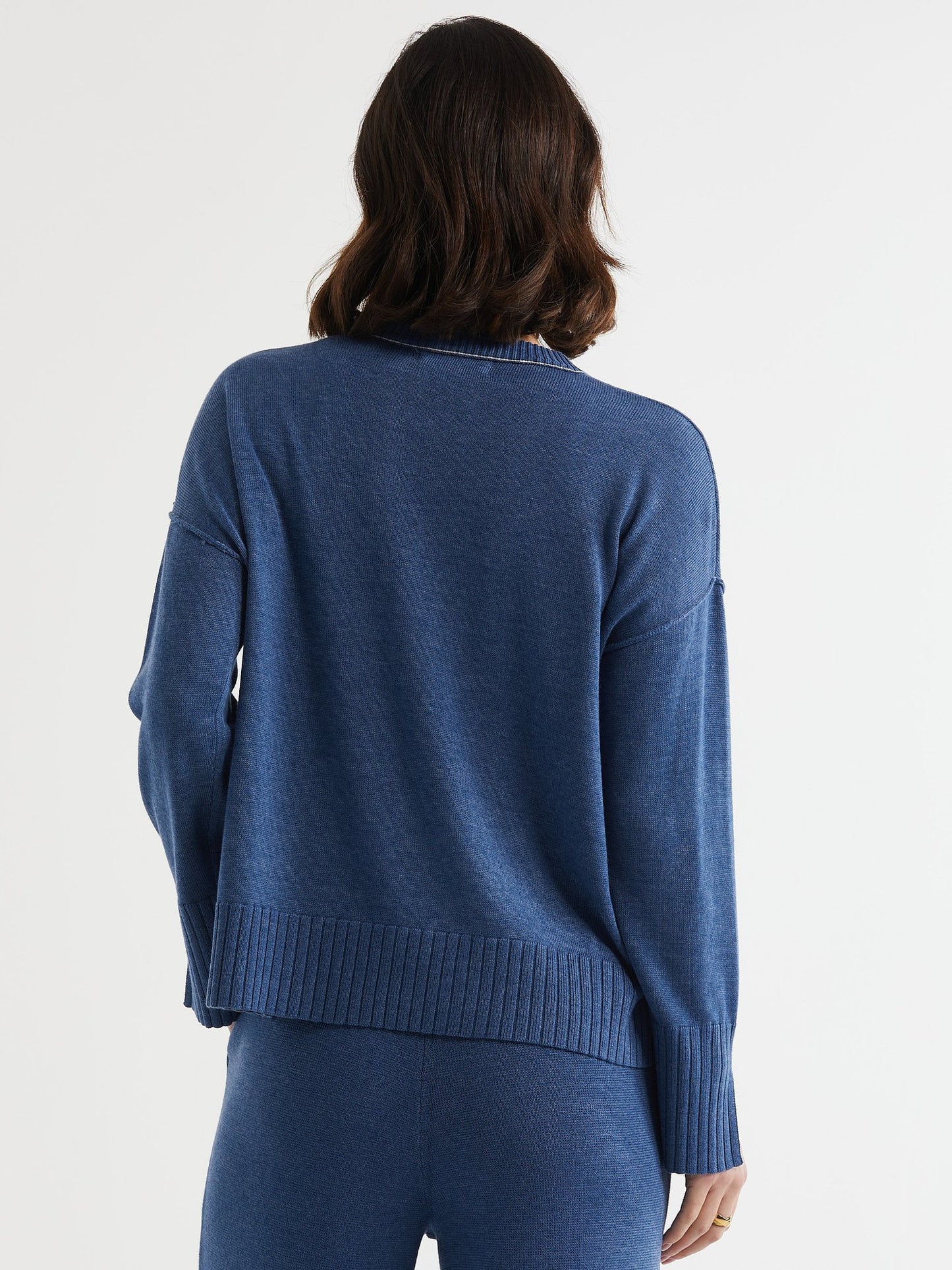 BASIC CREW - DENIM