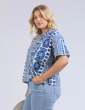 Load image into Gallery viewer, CASABLANCA TEE - CHINA BLUE