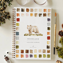 Load image into Gallery viewer, WOODLAND WATERCOLOUR WORKBOOK