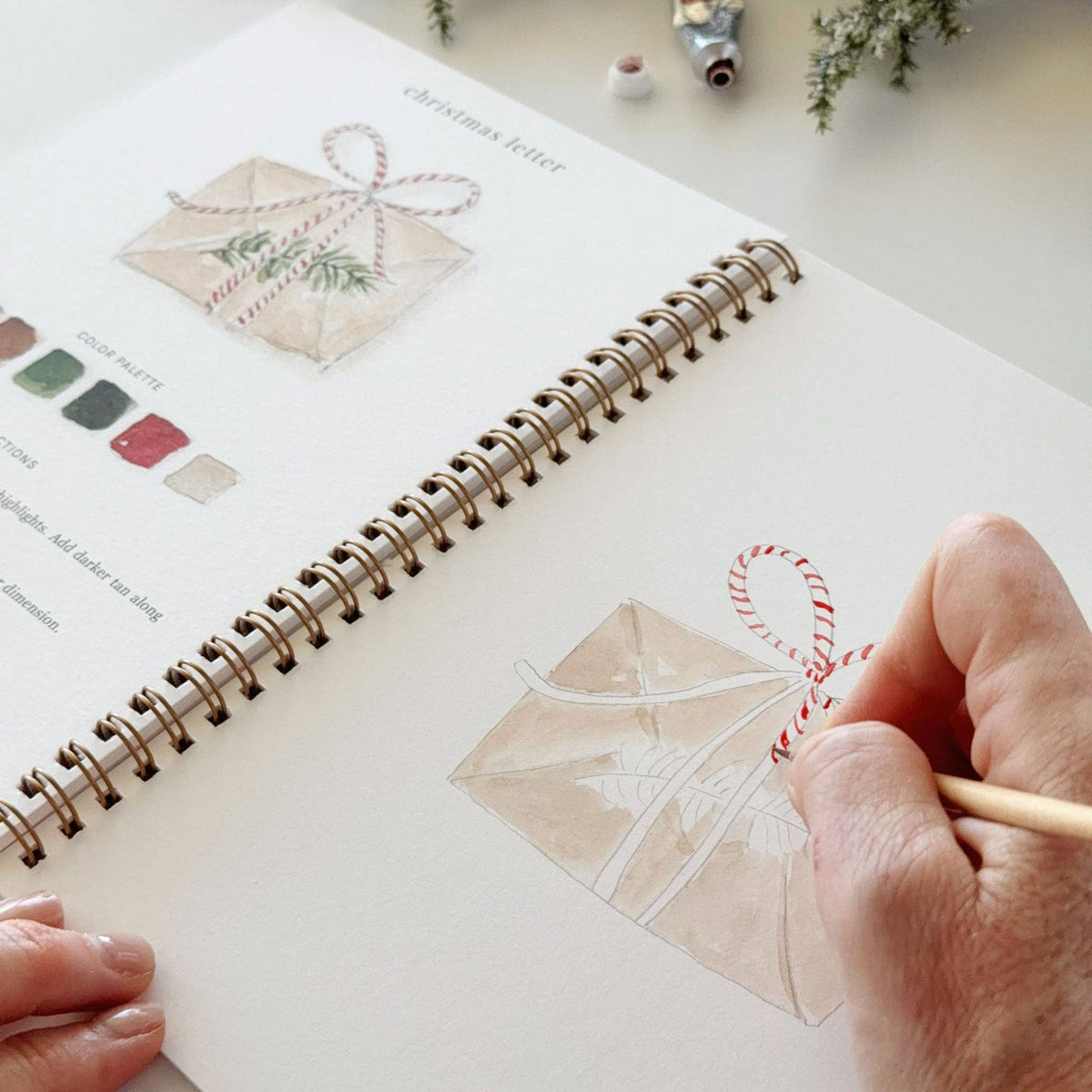 CLASSIC CHRISTMAS WATERCOLOUR WORKBOOK
