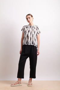 SOFT FOCUS TOP - LIQUORICE