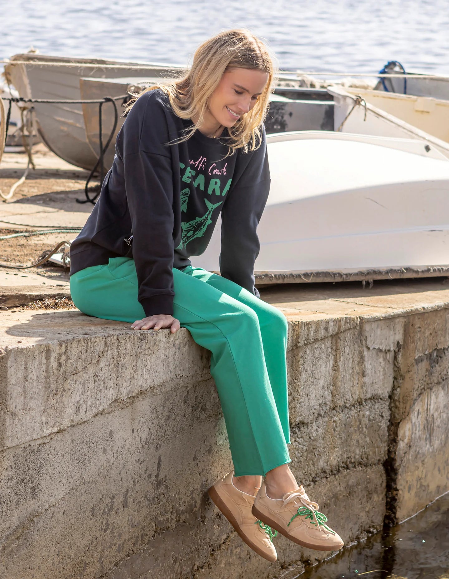 GAB TRACKPANT - TURQUOISE