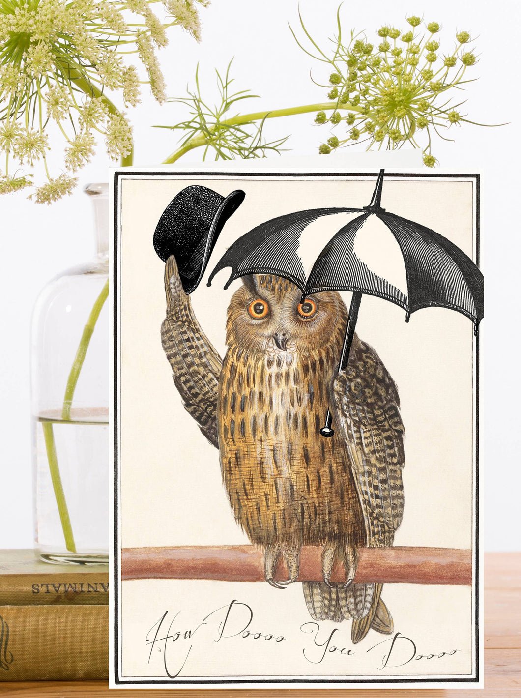 OWL DO YOU DO GREETING CARD