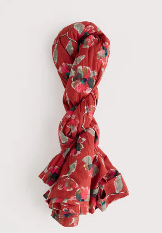 LARISSA SHIRT - ARTIST CAMELLIA RED SAIL