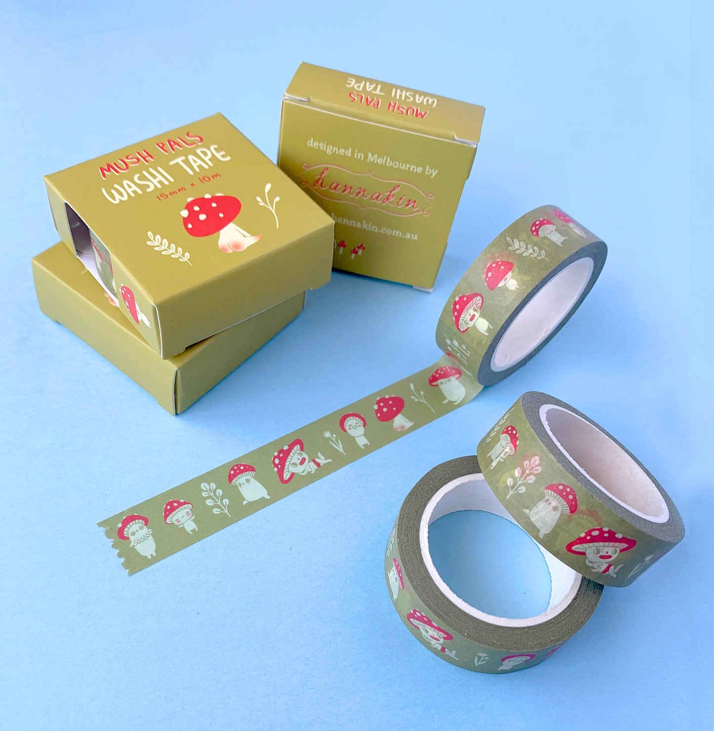 MUSH PALS - WASHI TAPE (MUSTARD)