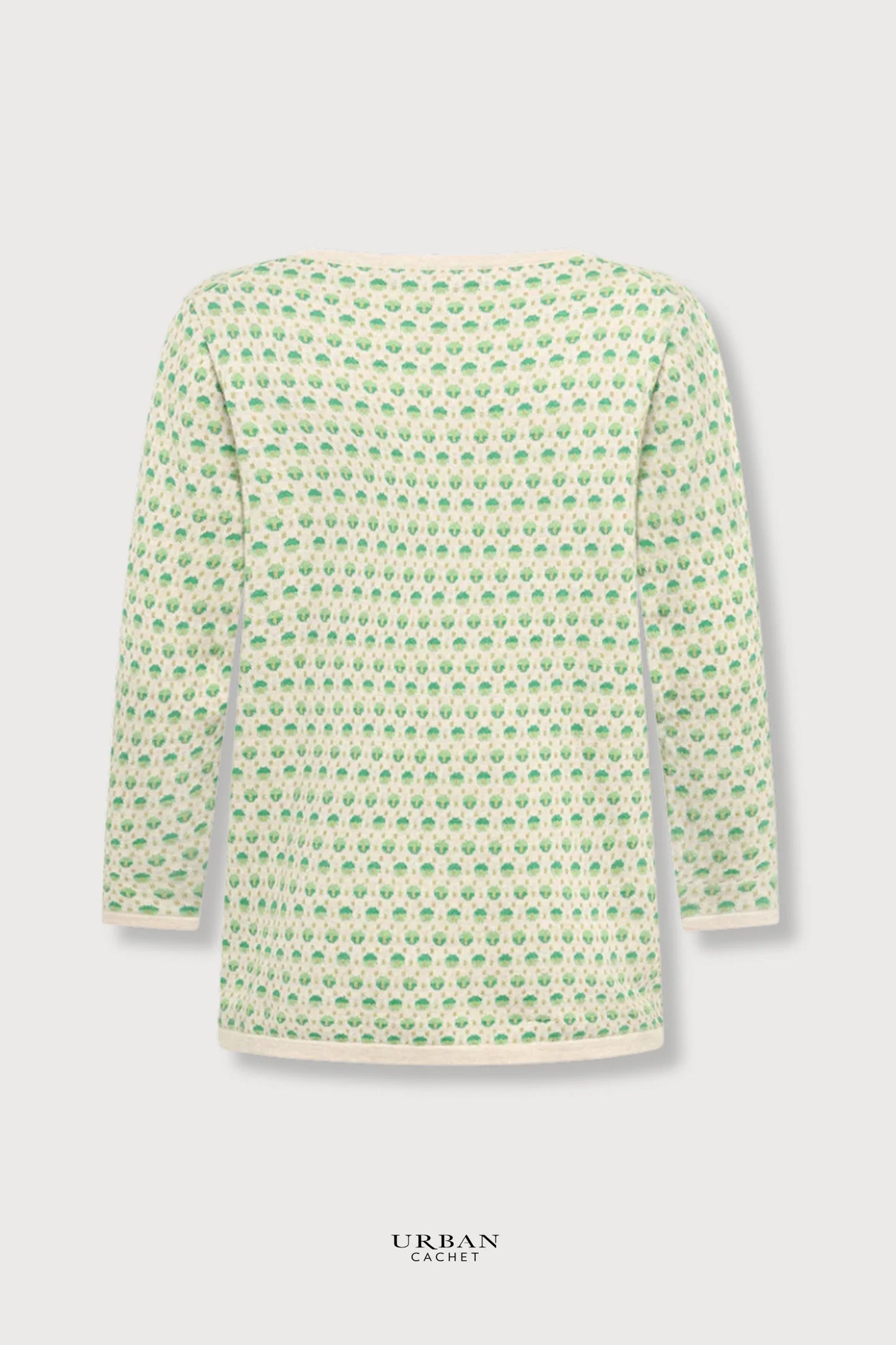 POPPIE ECO DASH DOTS CREW - LEAF