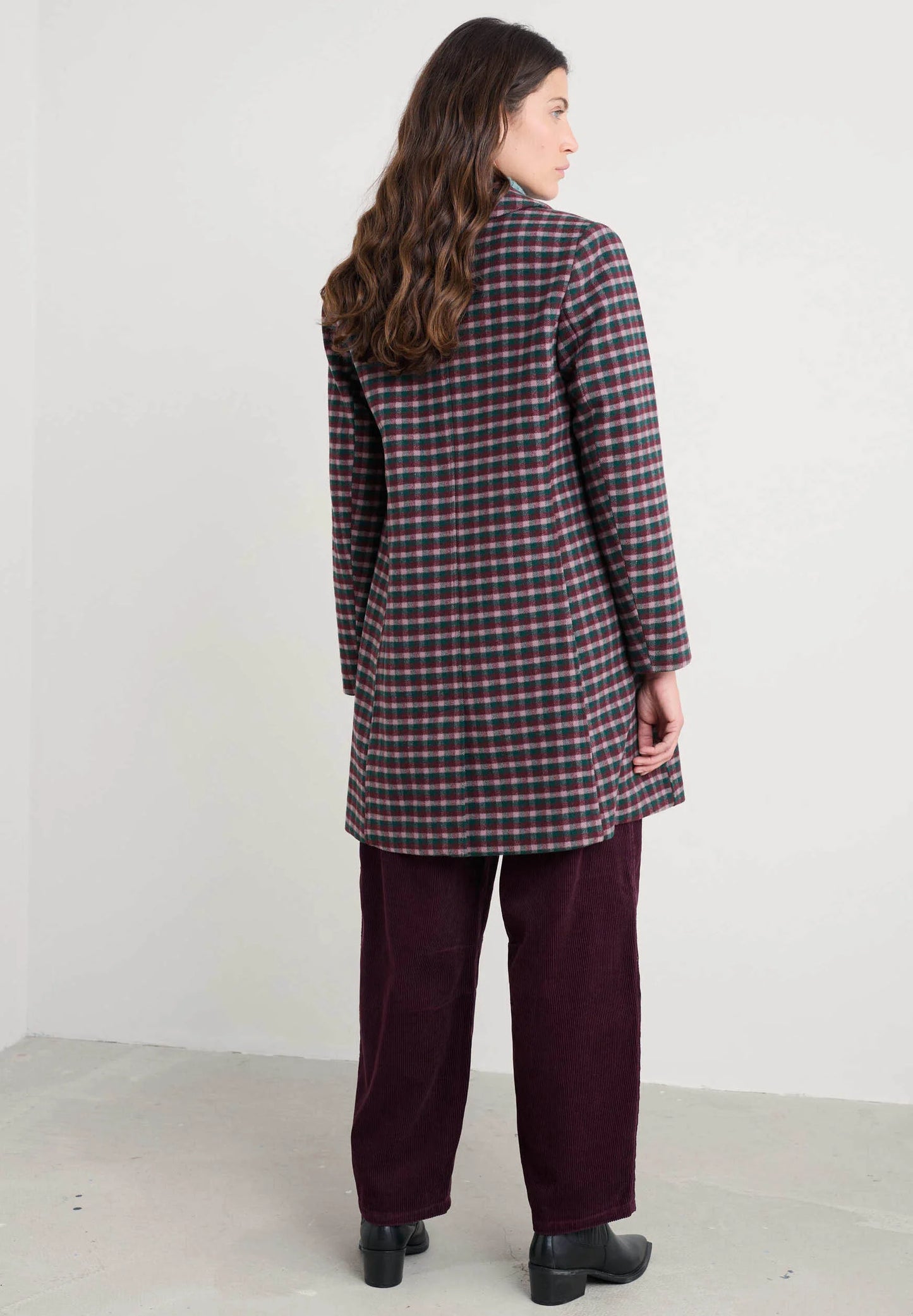 WOOD CABIN COAT - TARAN DARK HELLEBORE