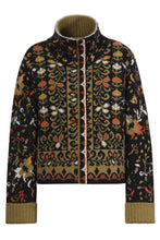 Load image into Gallery viewer, ROLL NECK JACKET - FLORAL PATTERN