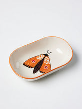 Load image into Gallery viewer, MOTH PARTY DISH OVAL - ORANGE