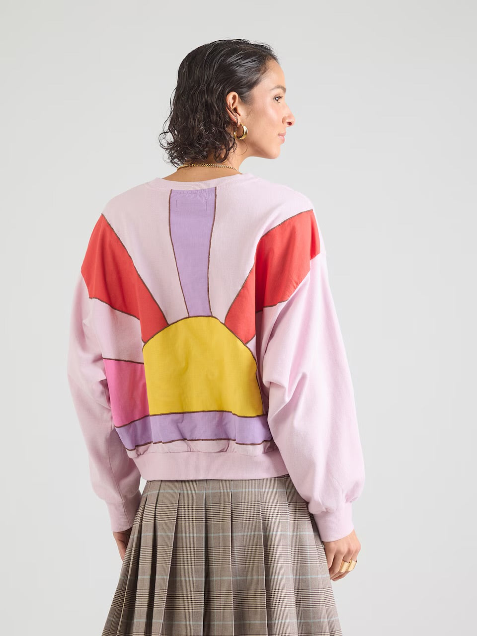 SYDNEY SUNSET SWEATSHIRT - LIGHT PINK