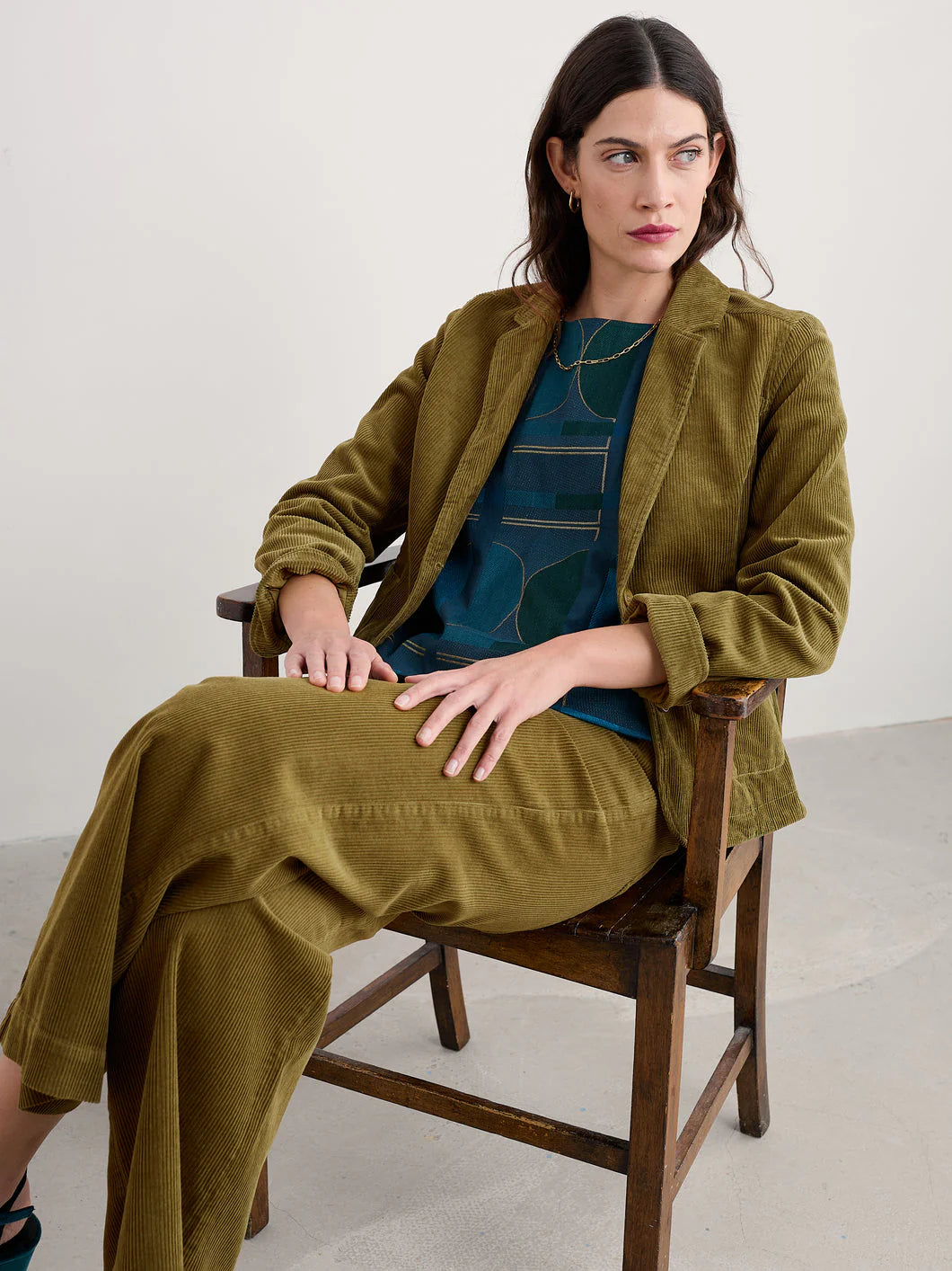 DILLWYN TROUSER - BRIGHT OLIVE