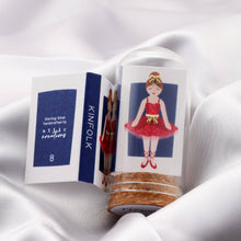 Load image into Gallery viewer, RED BALLERINA WITH TINY BOW EARRINGS