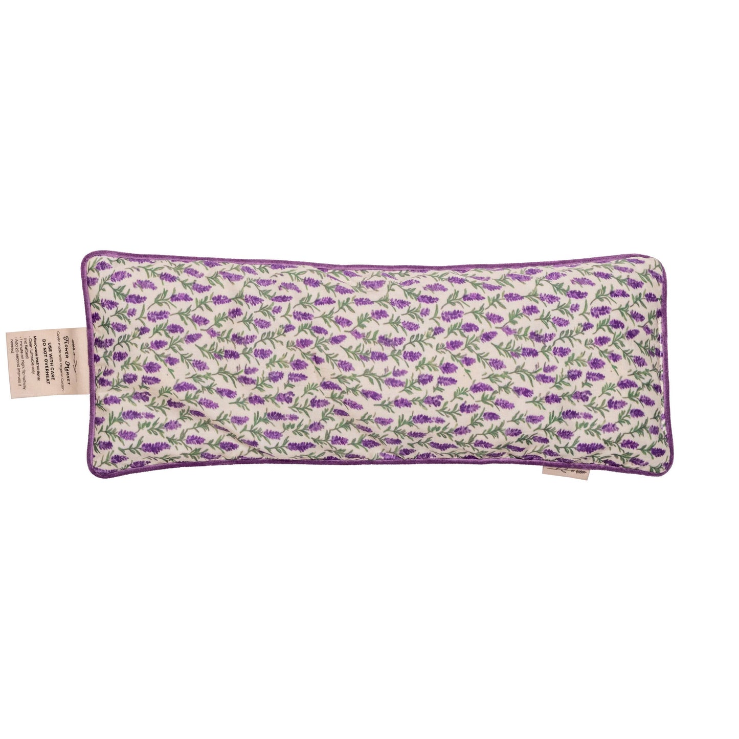 LAVENDER NECK PILLOW - ORGANIC COTTON HEAT OR COOL