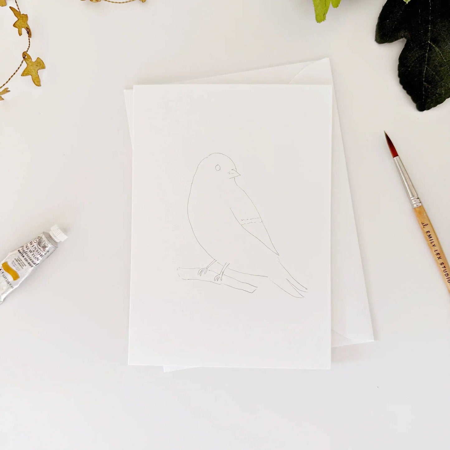 BIRDS PAINTABLE WATERCOLOUR SET