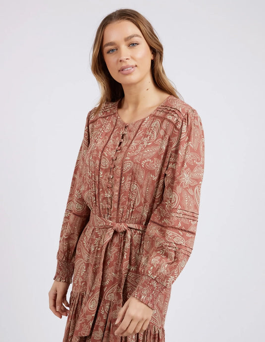 JULIETTE PAISLEY DRESS