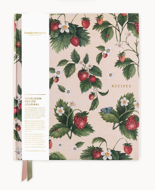 HEIRLOOM RECIPE JOURNAL - STRAWBERRIES