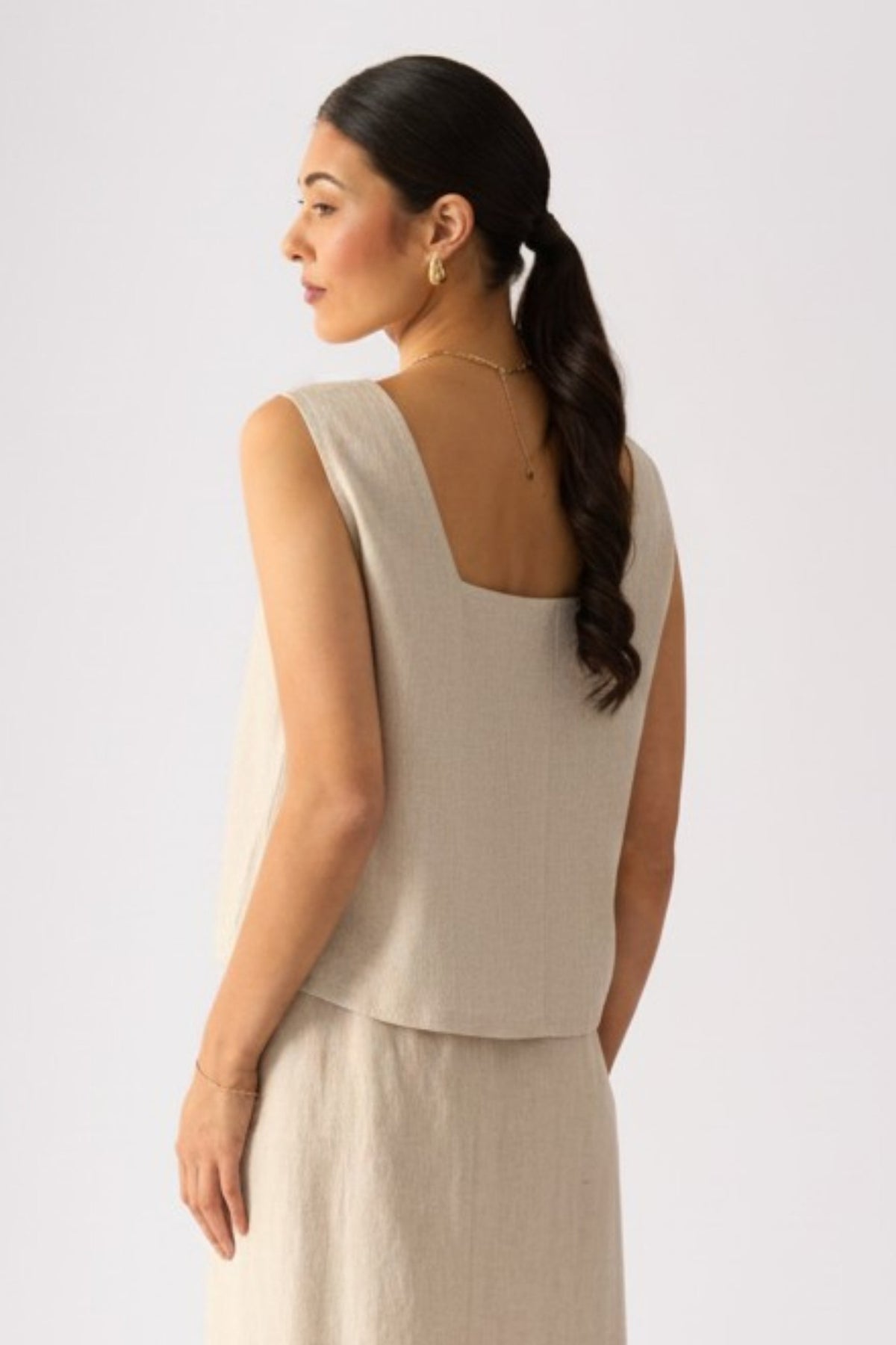 IT’S ONLY NATURAL TOP - METALLIC