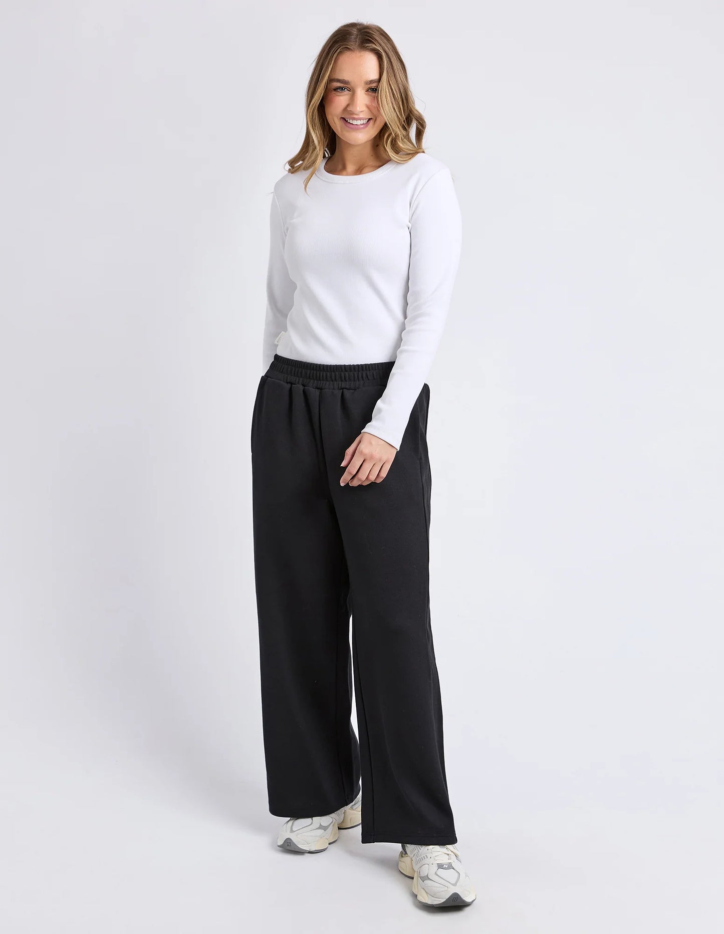 HARPER TRACK PANT - BLACK