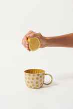 Load image into Gallery viewer, CHINO MUG - MUSTARD DOT (SET OF 2)