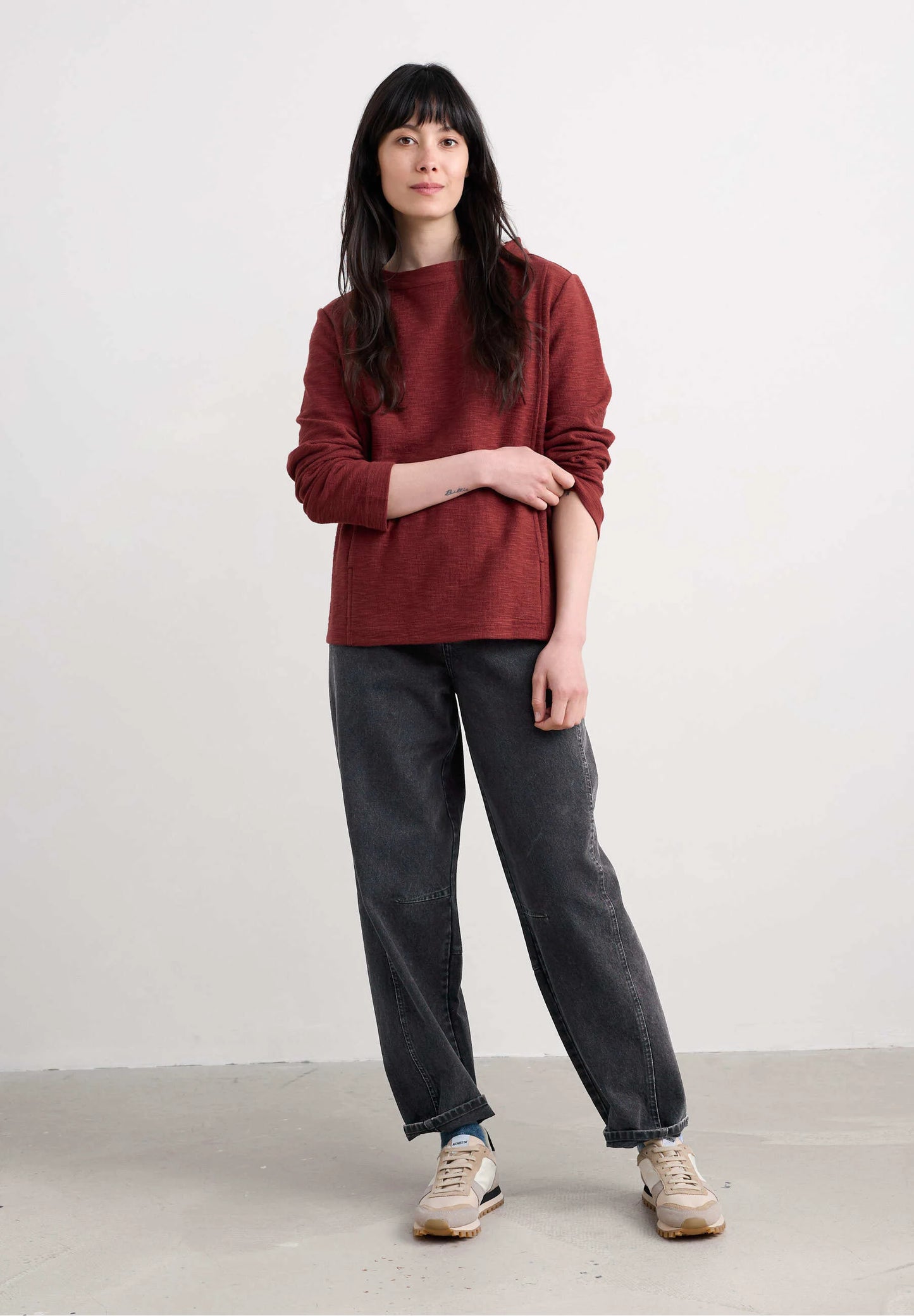TOPSHELL SWEATSHIRT - BURGUNDY