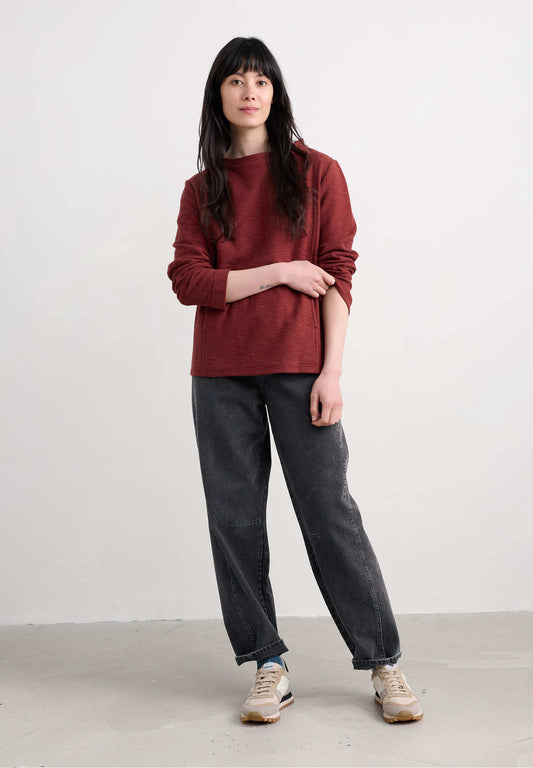 TOPSHELL SWEATSHIRT - BURGUNDY