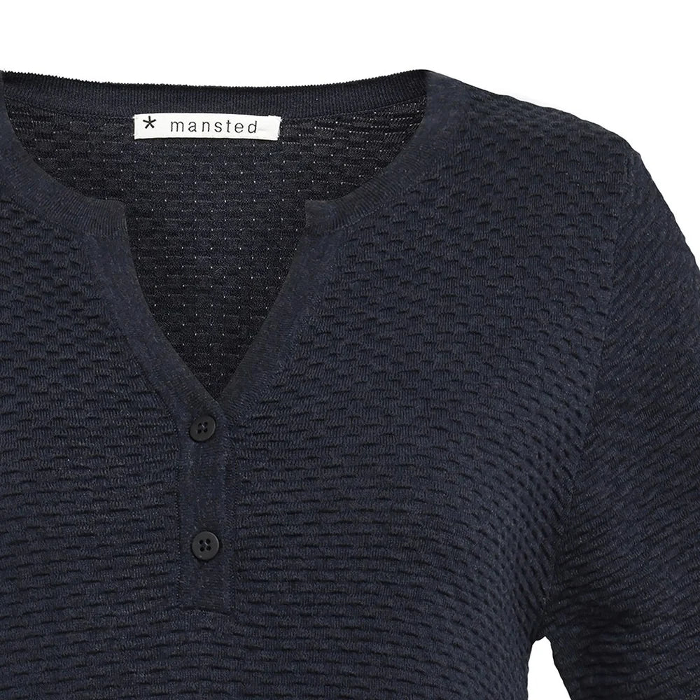 LUCA ECO TUCK DRESS - NAVY