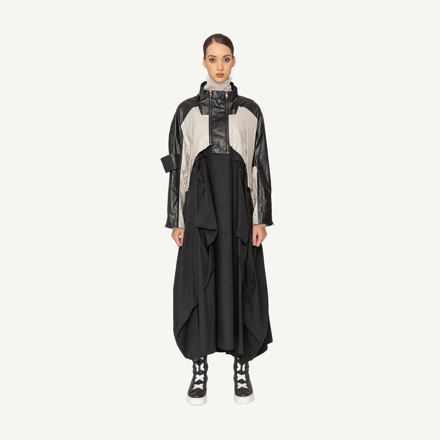 AEON JACKET - BLACK & STONE