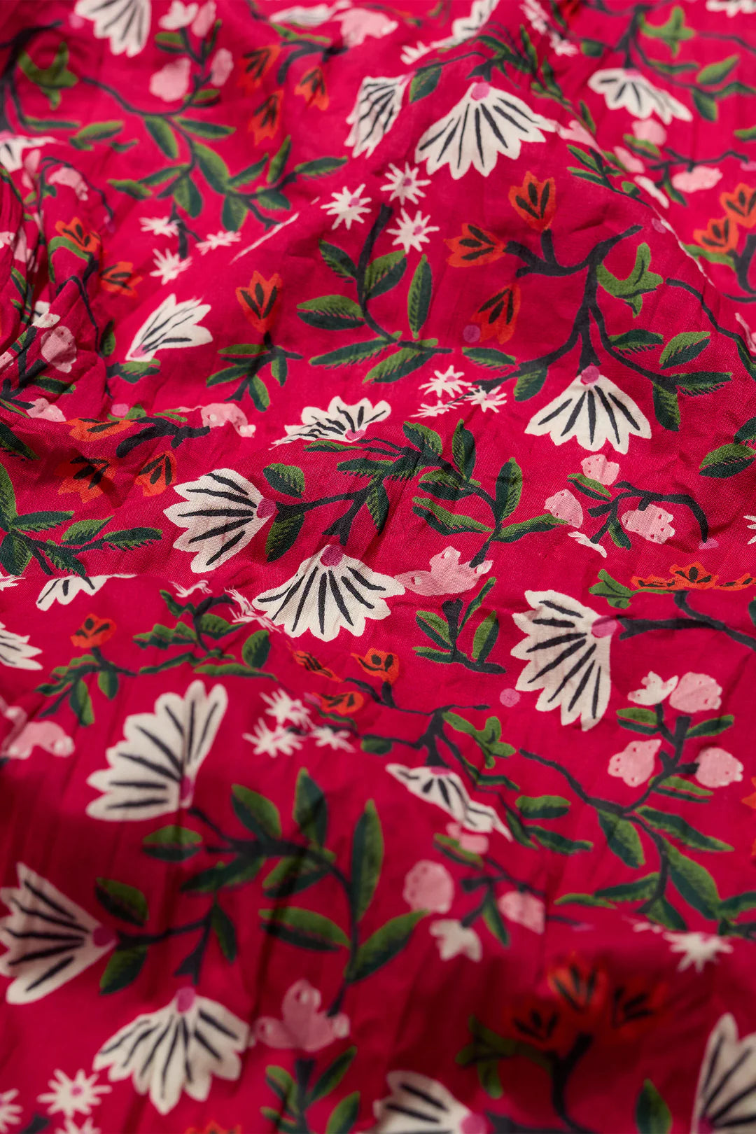 LARISSA SHIRT - WINTER WILDFLOWER CARMINE