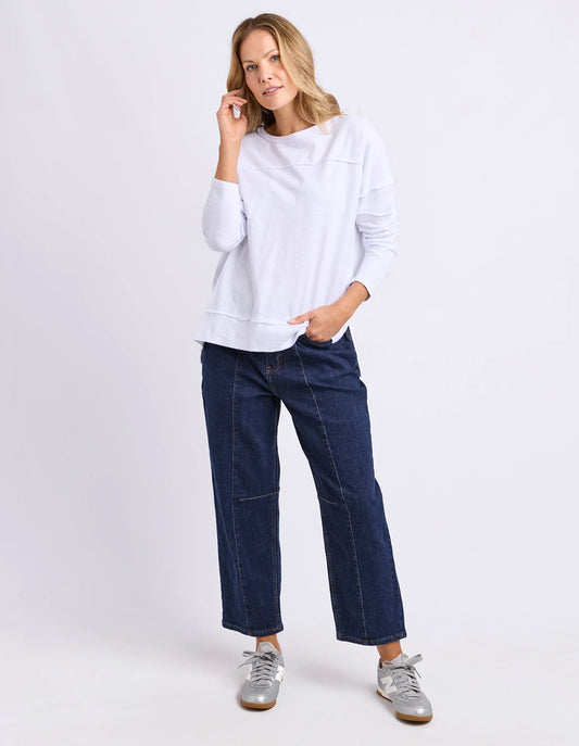JAYNE THROW ON TOP - WHITE