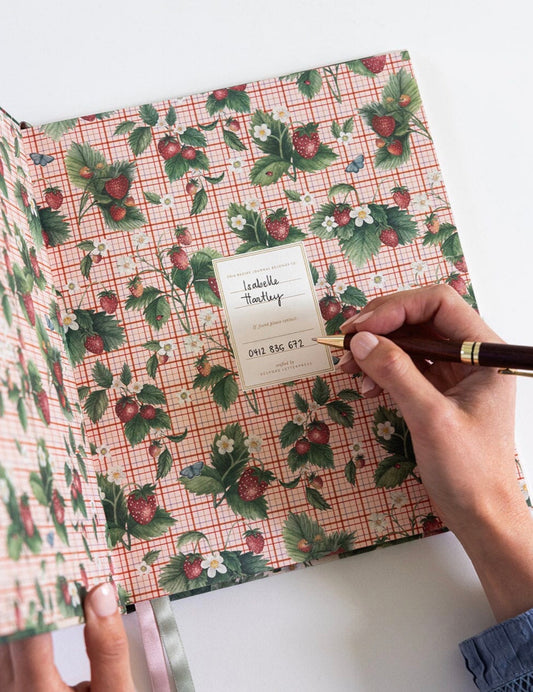HEIRLOOM RECIPE JOURNAL - STRAWBERRIES