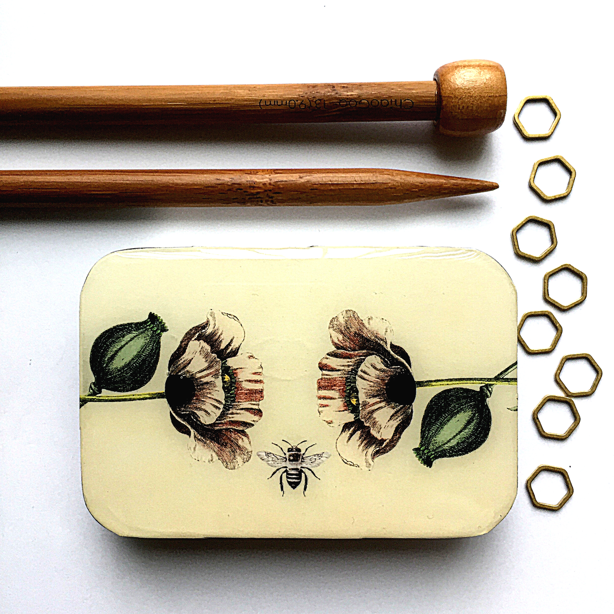 BEE & POPPY NOTIONS TIN - SMALL