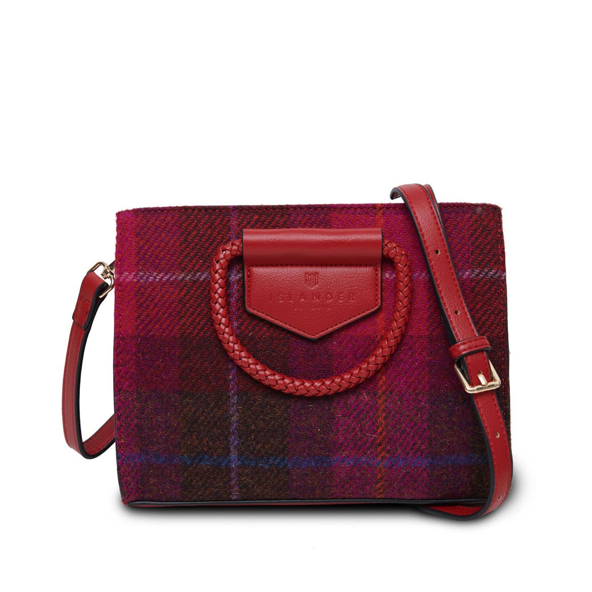 THE ARRAN TOTE - FUCHSIA TARTAN