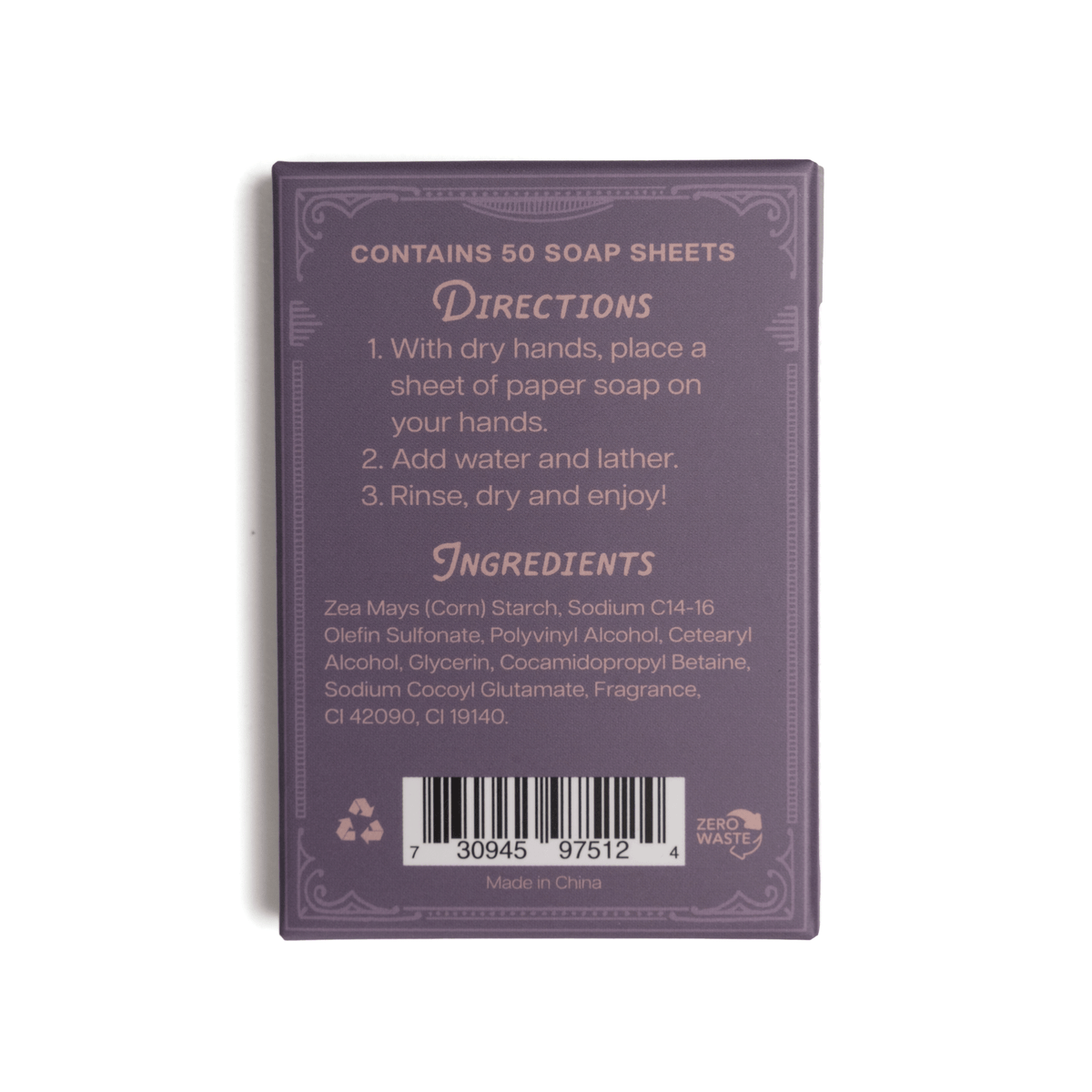 PAPER SOAP - LAVENDER + FIR