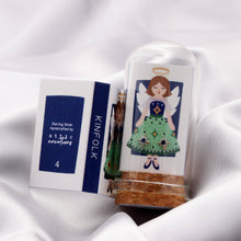 Load image into Gallery viewer, ANGEL WITH NORTH STAR EARRINGS