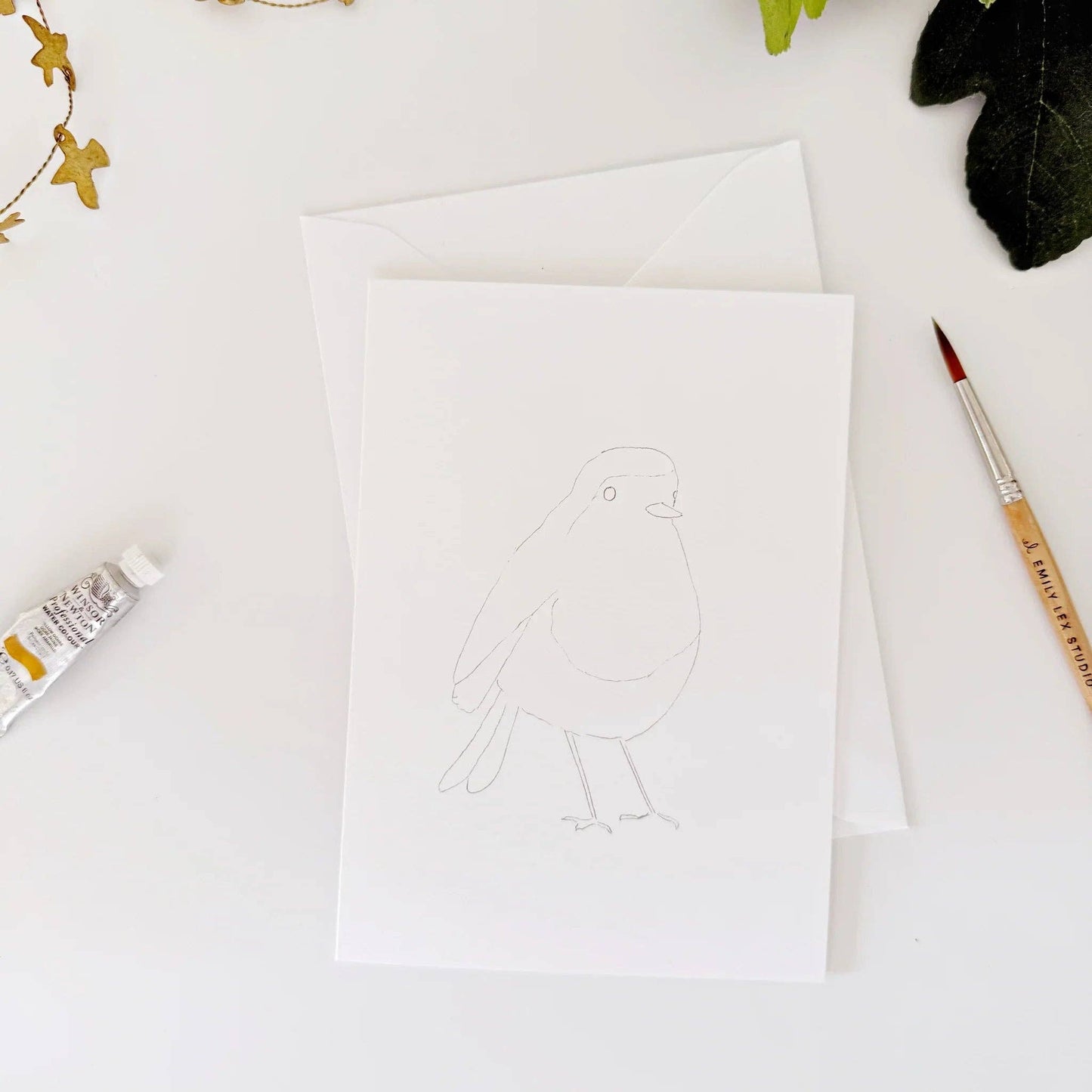 BIRDS PAINTABLE WATERCOLOUR SET