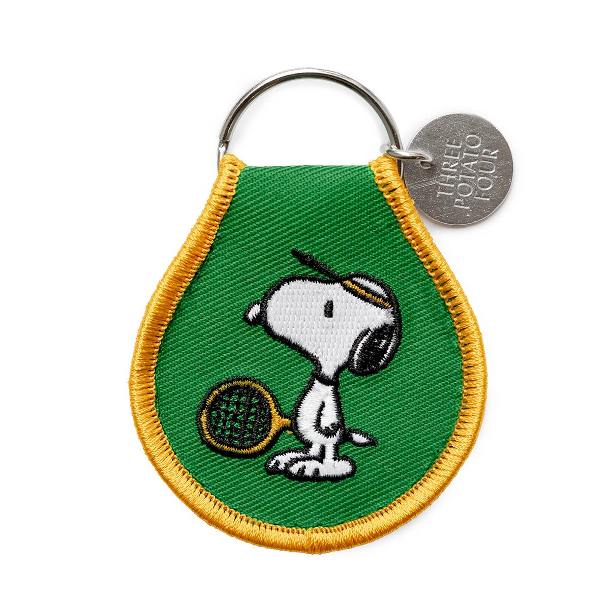 SNOOPY TENNIS PATCH KEYRING 3P4 x PEANUTS®