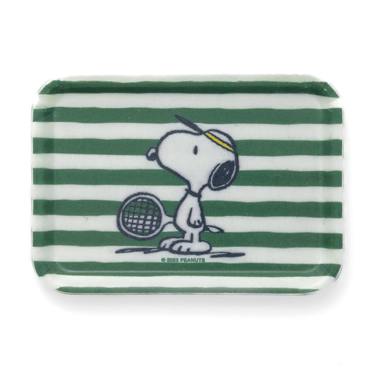 SNOOPY TENNIS VINTAGE STYLE TRAY 3P4 x PEANUTS®