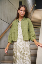 Load image into Gallery viewer, MOSS LINEN SHIRT JACKET