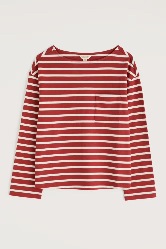 BEACH BOAT TOP - BRETON RED SAIL CHALK