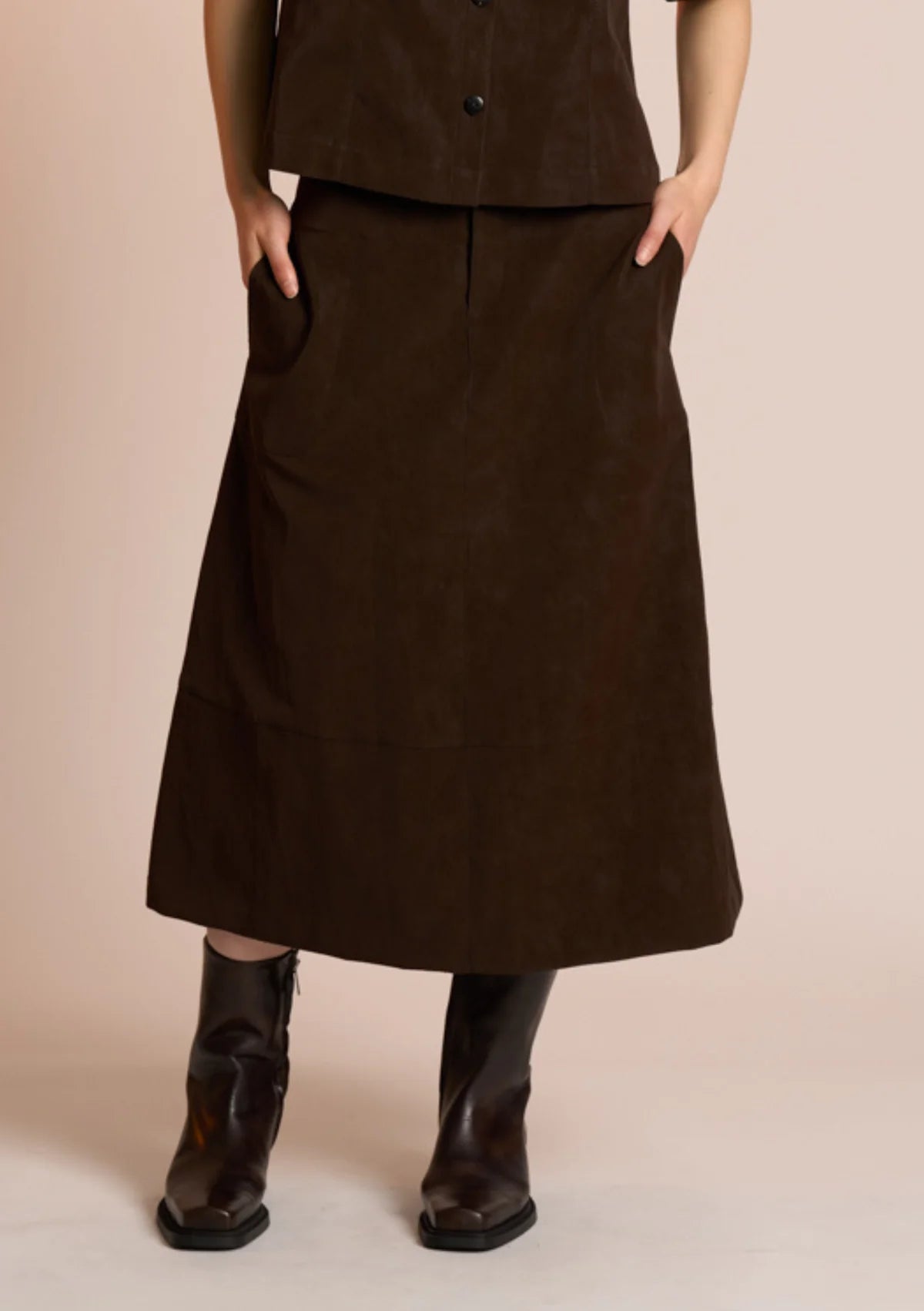 DYLAN SKIRT - CAROB