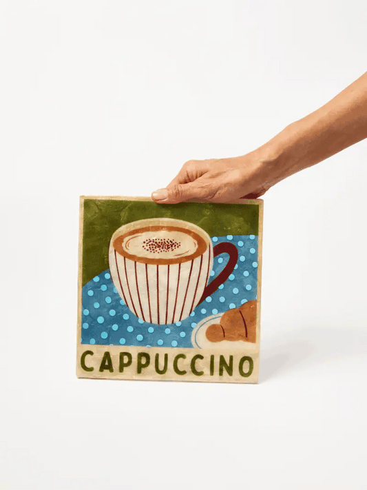 BARISTA WALL ART - CAPPUCCINO