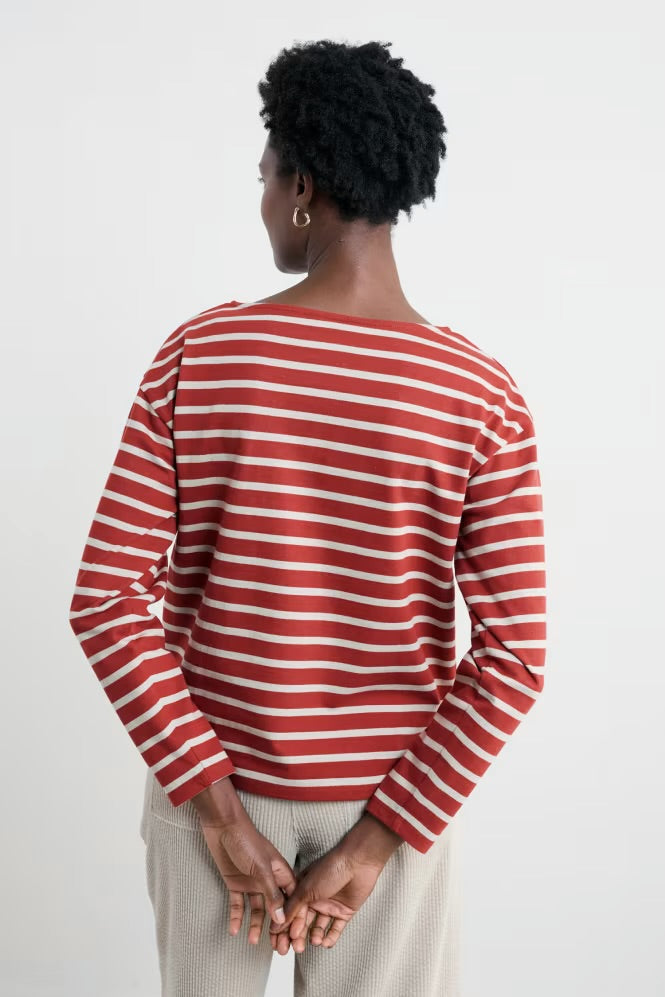 BEACH BOAT TOP - BRETON RED SAIL CHALK
