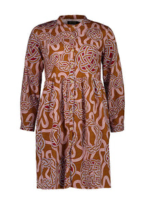 LOVEKNOTS TUNIC DRESS - CARAMEL