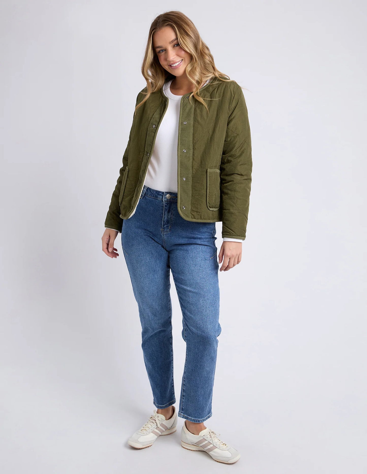ALBERTA QUILTED JACKET - WINTER MOSS