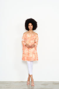 Block Print Tunic Top