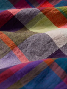 HARES TAIL VEST - FLORABUNDA MULTI DAMSON